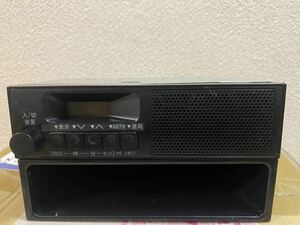 ダイハツ純正1dinFM/AMラジオ１DIN スピーカー内蔵 ラジオ 86120-B5030 ASTI製 　トヨタ小物入れセット