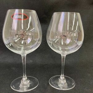 E106-K18-5068 RIEDEL リーデル ワイングラス ペア 2客セット 約口径7×高さ21.5cm ②