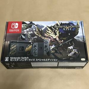 新品　Nintendo Switch スイッチ本体同梱版　モンスターハンターライズ スペシャルエディション