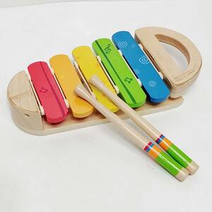 ●ハペ レインボーシロフォン おもちゃ Hape 木琴 楽器 赤ちゃん 知育玩具 こども 木製 ドイツ生まれ S2217