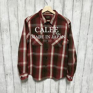 CALEE ネルシャツ！チェックシャツ！日本製！