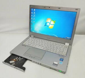 7053 貴重なWIndows7 32bit CF-MX3LGVCS Core I5 4310U 2.0Ghz 4GB SSD128GB DVDSマルチ WIFi 64bitも可