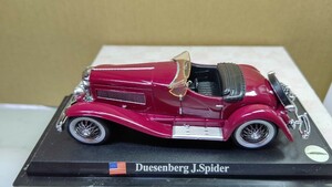 スケール 1/43 Duesenberg J Spider ！ アメリカ 世界の名車コレクション！ デル プラド カーコレクション！