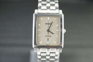 【B2/20-Y AC46】★RADO/ラドー ダイアスター 129.0563.3 クオーツ メンズ 電池交換済み稼働品★