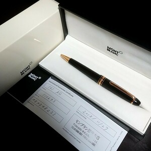 【未使用】モンブラン ボールペン ルグラン 161 マイスターシュテュック MONTBLANC マイスターシュテック ブラック×レッドゴールド