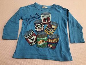 ミキハウス　長袖Tシャツ 80センチ　トップス　キッズ　ベビー服　ロンT ダブルビー ダブルB ビー君