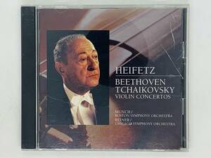 即決CD BEETHOVEN & TCHAIKOVSKY VIOLIN HEIFETZ / ヴァイオリン協奏曲 ハイフェッツ / The CD Club アルバム Z49