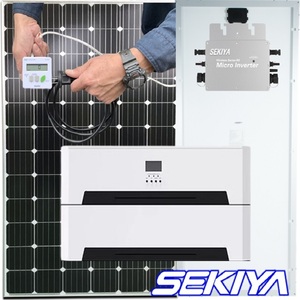 30万円からの 最強蓄電池 ソーラー発電システム ハイブリッドインバーター 家庭用蓄電池 5000wh容量 5000w出力 SEKIYA