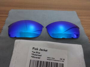 1,000円引き！POLA刻印入り！！！★ フラックジャケット用 カスタム偏光レンズ ICE BLUE Color Polarized 新品 Flak Jacket Sunglasses