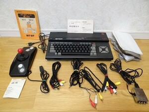 80年代 ビンテージ SONY ソニー MSX HB-75 Hit Bit ジョイスティック付き テレビゲーム 昭和 レトロ 当時物