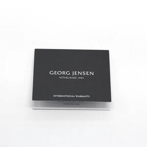 確認用【希少】ジョージジェンセン　GEORG　JENSEN　コッペル　ベゼルダイヤ　腕時計　レディース　クォーツ　箱・保　A04978