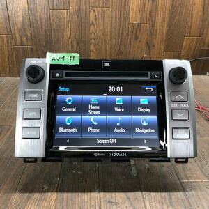 AV4-11 激安 カーナビ TOYOTA タンドラ 86100-0C212 CQ-XT15E7WX 151036 メモリーナビ CD Bluetooth 本体のみ 簡易動作確認済 中古現状品