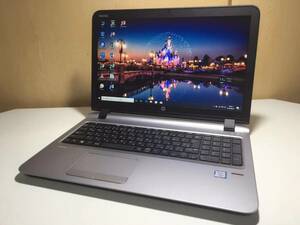  ProBook HP 450 G3 Core i5-6200U 2.3GHz/メモリ16GB/新品SSD240GB/無線/DVDマルチカメラ Bluetooth Win10 Office2016