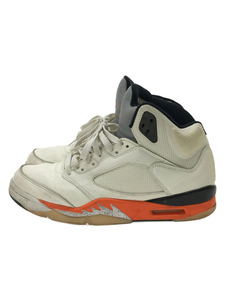 NIKE◆AIR JORDAN 5 RETRO_エアジョーダン 5 レトロ/27cm/WHT