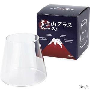ロックグラス 富士山グラス ビール ウイスキー ワイン 富士山 Mt Fujiyama glass 耐熱 コップ プレゼント ギフト 贈答品 おしゃれ