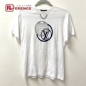 LOUIS VUITTON ルイヴィトン 1A9LPK フライト・モード LVグローブ チェーン アパレル トップス 半袖Ｔシャツ レディース【中古】美品