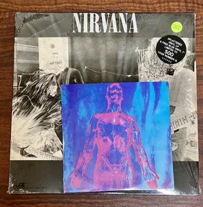 シリアルナンバー88！/Nirvana Bleach Red White Marbled 12 Repress 1992 Vinyl 7 Sliver Blue SHIPS ニルヴァーナ　ブリーチ 限定セット