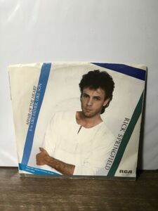 Rick Springfield Affair Of The Heart 45 Rpm Record /w Sleeve 海外 即決