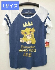 日本未発売　Lサイズ　シンバ　王冠Tシャツ　ライオンキング　海外ディズニー　ディズニー　ハクナマタタ