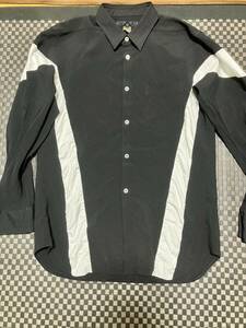 COMME des GARCONS SHIRT ポリ縮絨シャツ　長袖 