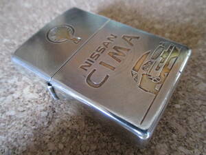 ZIPPO 『NISSAN CIMA 日産 シーマ 4代目 F50型 限定品』2007年1月製造 アクティブAFS プレジデント オイルライター ジッポー 廃版激レア