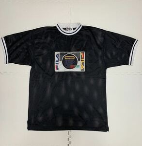 ★90ｓ ＦＩＬＡ　フィラ ＵＳＡ製 メッシュ Ｔシャツ ゲームシャツ