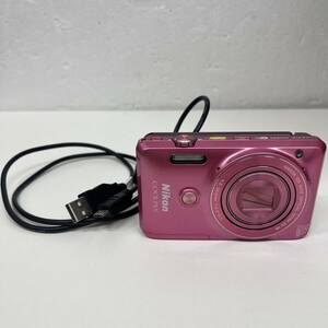 【C-24602】 動作確認済 シャッター確認済 Nikon ニコン COOLPIX S6900 グロッシーピンク デジカメ デジタルカメラ AC0167 中古 