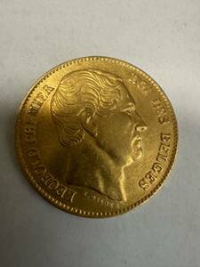 1895年　ベルギー20フラン金貨　フランクリンミント
