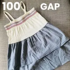 値下げ‼️【baby  GAP】ベビーギャップ　ワンピース　100 デニム