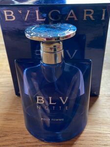 【20102509⑥JK】BVLGARI BLV NOTTE / ブルガリ BLV ブルー ノッテ プールファム オードパルファム 40ml 香水