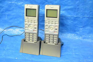 NEC　デジタルコードレス電話機2台セット Aspire UX 【IP3D-8PS-2】　◆IN3047-57(1130)◆