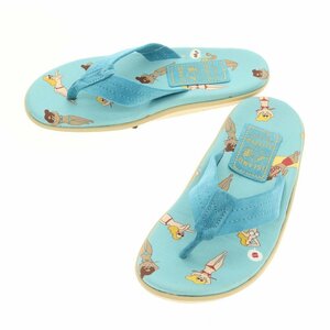 【未使用】アイランドスリッパ ISLAND SLIPPER × TOKIDOKIsan スエード トングサンダル【7】