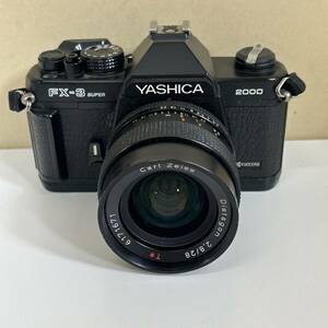 ● YASHICA FX-3 SUPER 2000 KYOCERA Carl Zeiss Distagon 28mm f2.8 ヤシカ フィルムカメラ シャッター動作確認済 他未確認