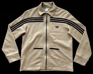 70s アディダス 西ドイツ がいこつ ガイコツ ジャージ トラックジャケット　　OPTI ジッパー トレフォイル west germany adidas 柳6150