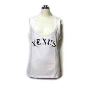 Vivienne Westwood 　ヴィヴィアンウエストウッド　「S」 イタリア製 VENUS ロゴタンクトップ.Tシャツ 136880-q