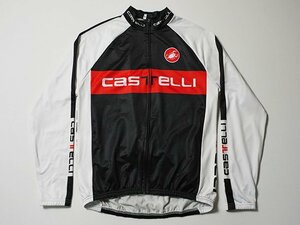 CASTELLI　カステリ　フルジップ　サイクルジャージ　サイクリングジャージ　長袖　サイクルトップ　サイクルウェア　ロードバイク