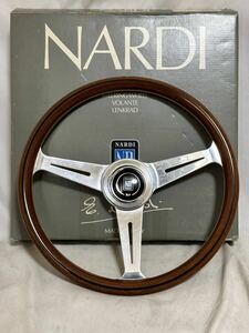 美品　当時物 NARDI ナルディ ウッドステアリング CLASSIC φ36.5 ホーンボタン ホーンリング