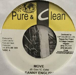 [ 7 / レコード ] Danny English / Move ( Reggae / Dancehall ) Pure & Clean ダンスホール レゲエ 