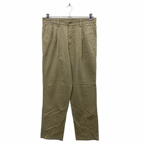 DOCKERS チノパンツ W34 ドッカーズ クラシックフィット タック入り コットン ベージュ 古着卸 アメリカ仕入 2312-855