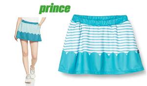 新品！　prince(プリンス）レディース　テニス　スコート　スカート　（BLUE) 