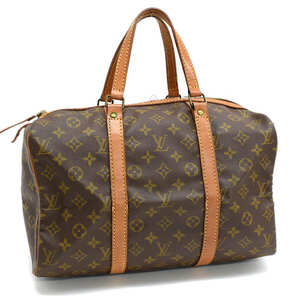 1円 ◆LOUIS VUITTON ルイヴィトン ハンドバッグ ミニボストン サックスプール35 M41626 モノグラム ブラウン◆E.Cseu.tI-16