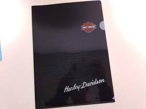 【ハーレーダビッドソン (Harley-Davidson）】非売品クリアファイル◆バイクオートバイ高級ノベルティ企業物