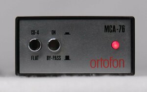 確認願います◆『Ortofon MCA-76』◆オルトフォン　ヘッドアンプ　完動美品　元箱、取説付♪　昇圧トランス