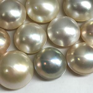(マベパール14点おまとめ)a 約12.5-16.0mm 30g/150ct pearl パール 半円真珠 ジュエリー jewelry 裸石 宝石 i