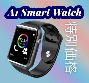 【　A1　smart　watch　ブラック】☆