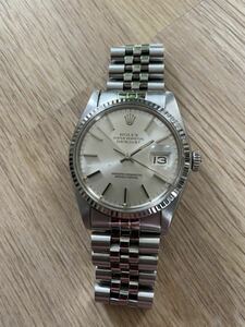 OH新品仕上げ済み　1970年代　ROLEX DATEJUST 16014 ロレックス デイトジャスト オイスターパーペチュアル　WGベゼル　USED ヴィンテージ