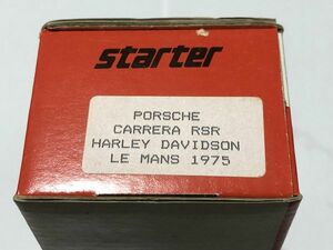 スターター/starter 1/43 ポルシェ カレラ RSR ハーレーダビッドソン ル・マン 1975 ガレキ/キット /管KT01