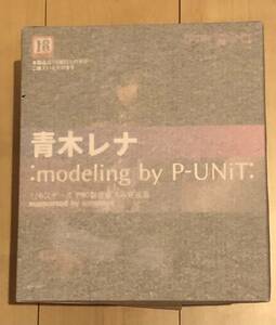 青木レナ：modeling by P-UNiT： フィギュア 花畑と美少女 新品未開封品