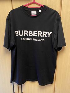 正規 20SS BURBERRY LONDON ENGLAND バーバリー by Riccardo Tisci ロゴプリント Tシャツ カットソー 黒 S VNTAVLTDTHA 8026016