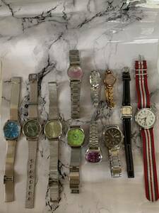 【1円スタート】【ジャンクまとめ】PaulSmith ALBA COACH TIMEX WIRED など　11点　腕時計 